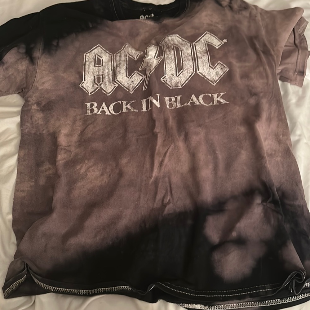 Medium/ Large - Tye Dye AC DC Tee